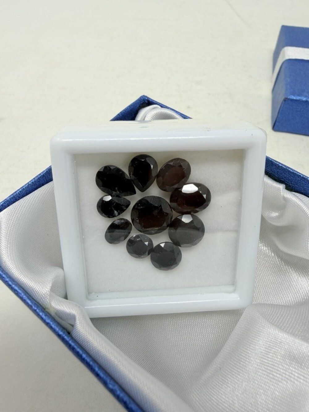 Shop LC Thai Black Spinel Set of 10 Loose Gemstones for Jewelry Making 5561